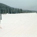 USA ID Warren 2002JAN19 011  This is the airstrip ..... check out the sign. : 2002, 2002 - 3rd Annual Bed & Sled, Idaho, January, North America, Places, USA, Warren